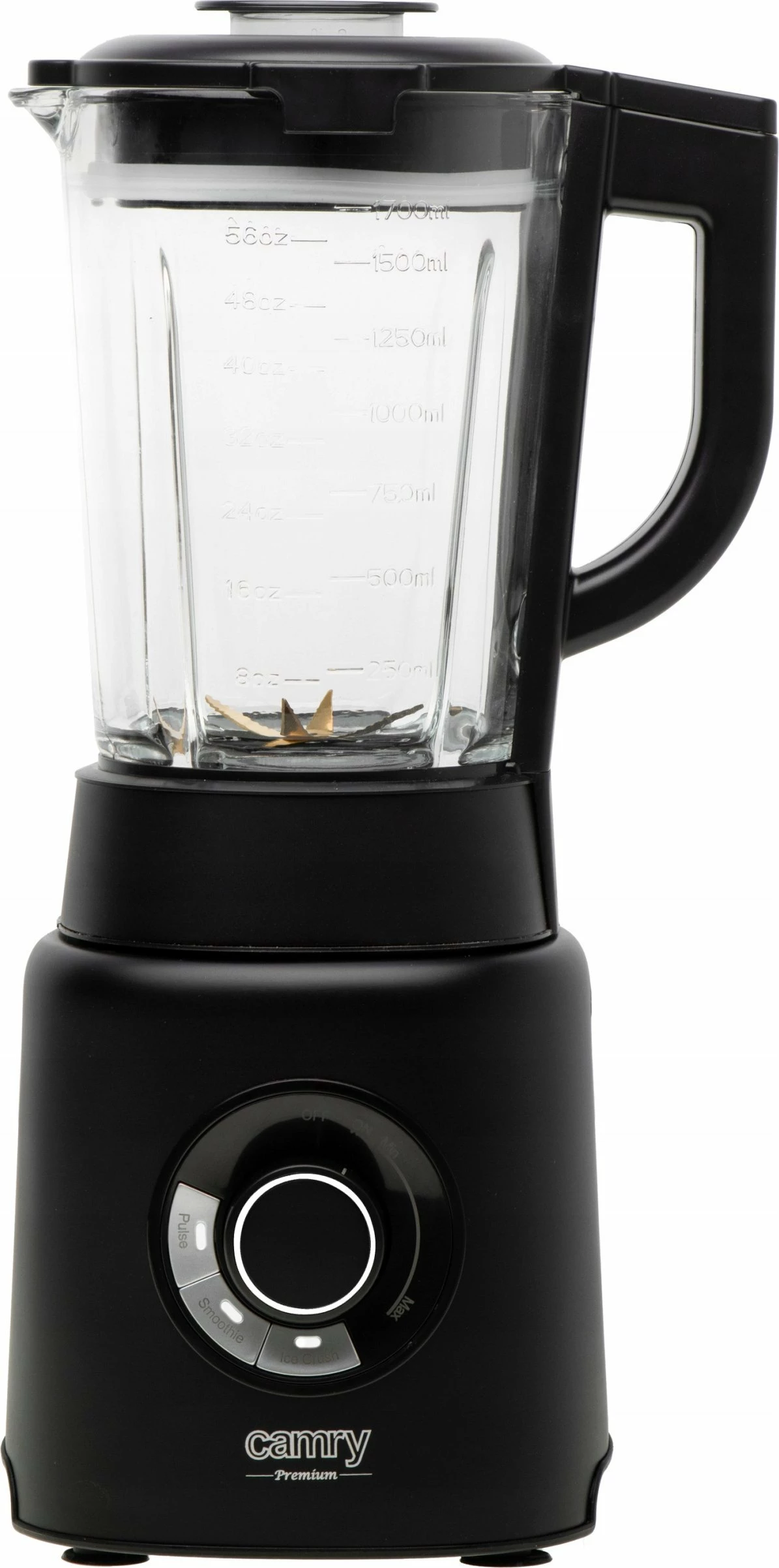 Blender Camry CR 4089 1.7L 2000W me gotë qelqi, i zi