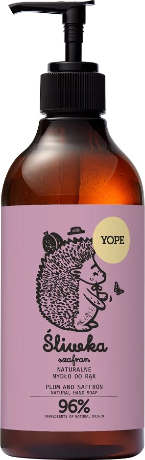 Sapun për duar Yope Plum & Saffron për femra, 500ml