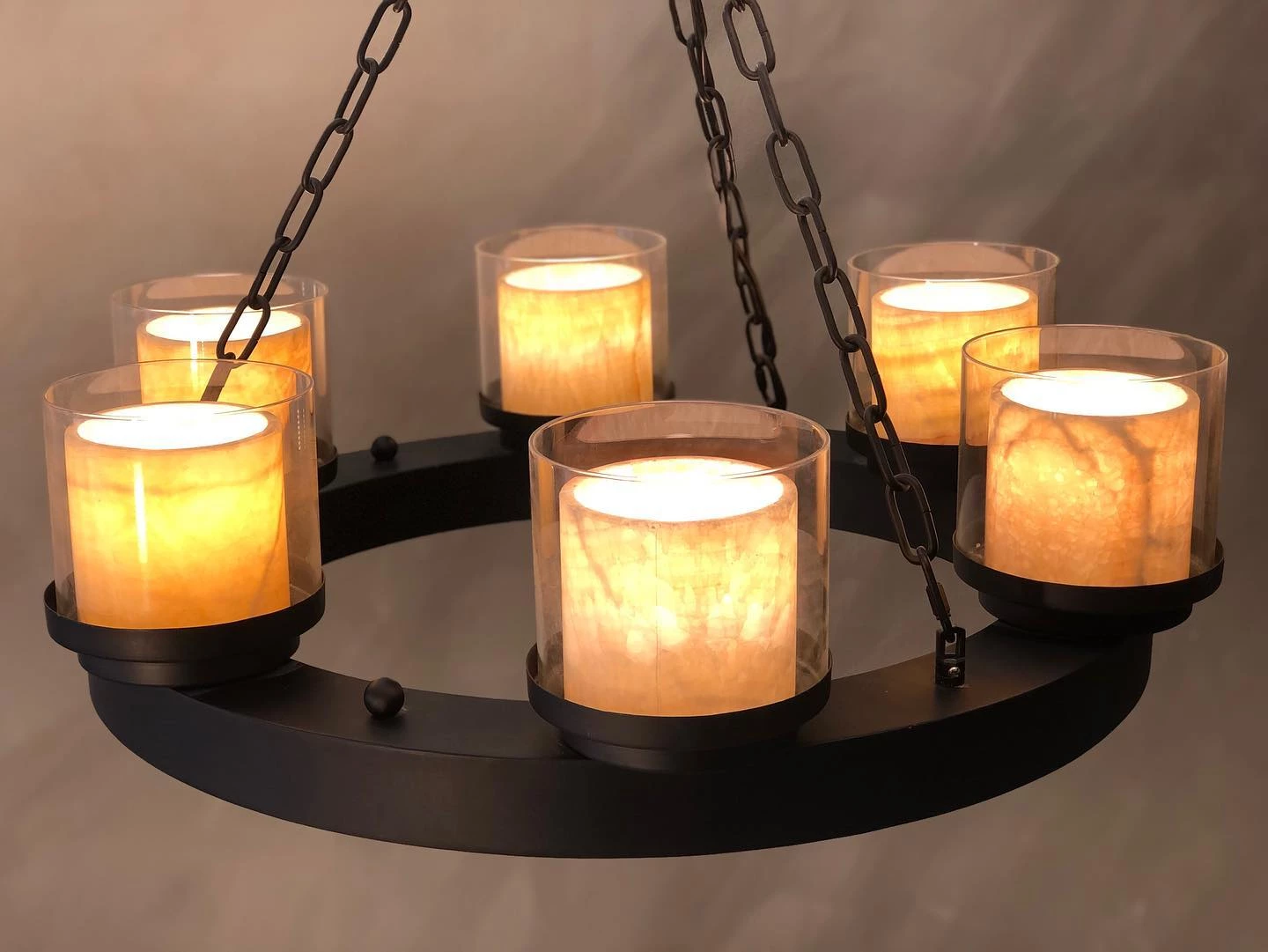 Abazhur klasik i varur me 6 llampa