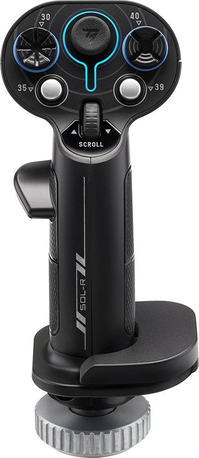 Dorezë joystick Thrustmaster Sol-R 3 AVA Add-On Grip 21 butona 6 bosht H.E.A.R.T. USB-C PC e zezë