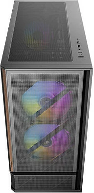 Kasë Antec P30 ARGB, Midi Tower, tempered glass, 3x 120mm fan, e zezë