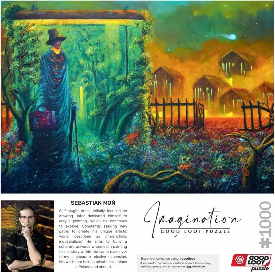 Puzzle Good Loot Imagination Sebastian Mon Stationary Traveller II 1000 pjesë