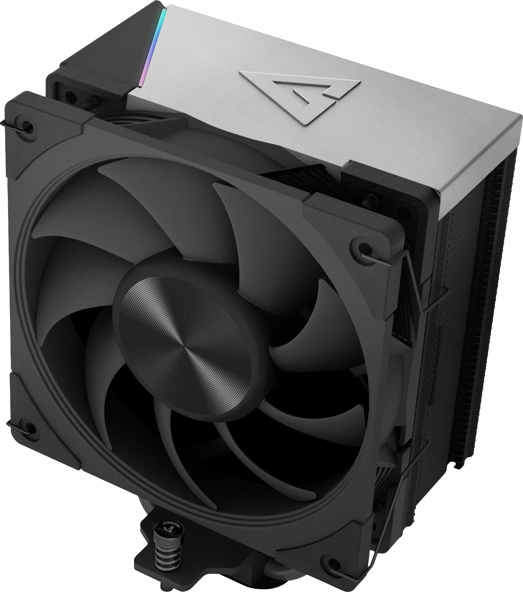 Ftohës CPU Modecom Volcano 0C T701, 120 mm, ARGB, TDP 190 W, 4 heat pipes, i zi