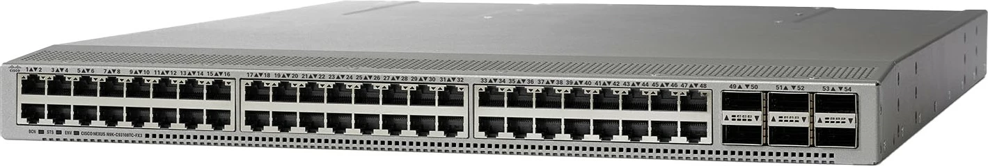 Switch Cisco Nexus 9300, 48 porta Gigabit, PoE+, Managed, Rackmount, gri