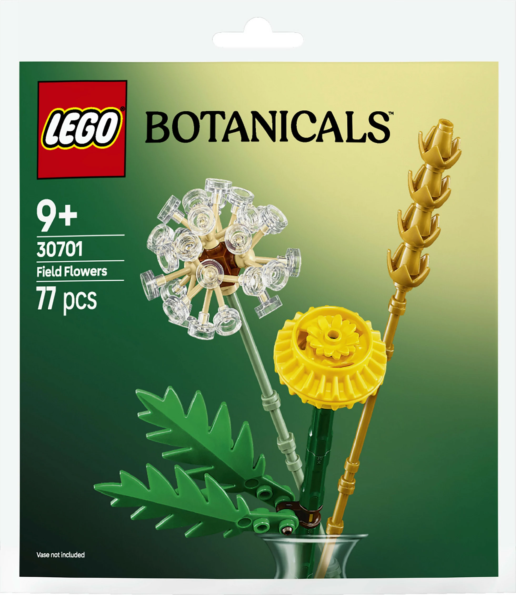 Set ndërtimi LEGO Botanicals Field Flowers 30701, 77 copë, shumëngjyrësh