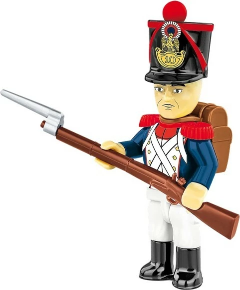 Set blloqe ndërtimi, Cobi, COBI-20090, 41 elemente, 3 figurina, Napoleonic Wars, plastikë