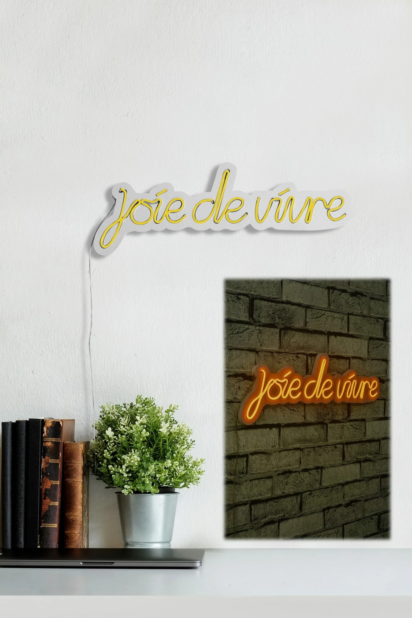 Dritë dekorative LED plastike, 'Joie de Vivre', e verdhë