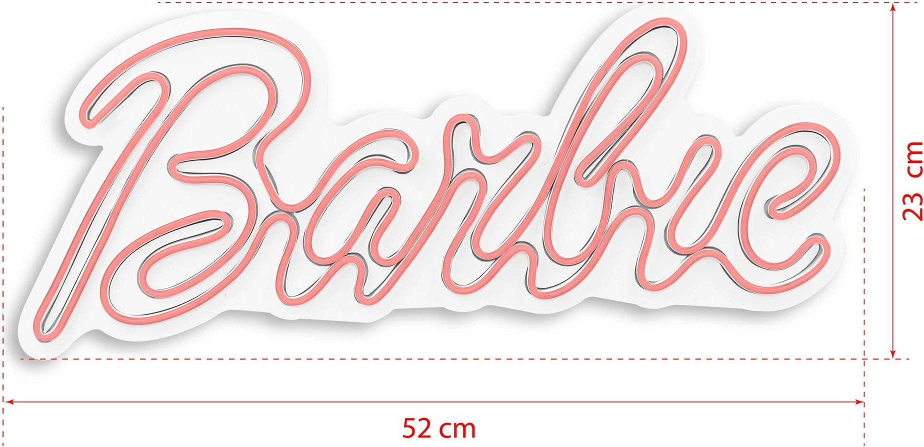 Dritë dekorative LED, plastikë, Barbie, ngjyrë rozë