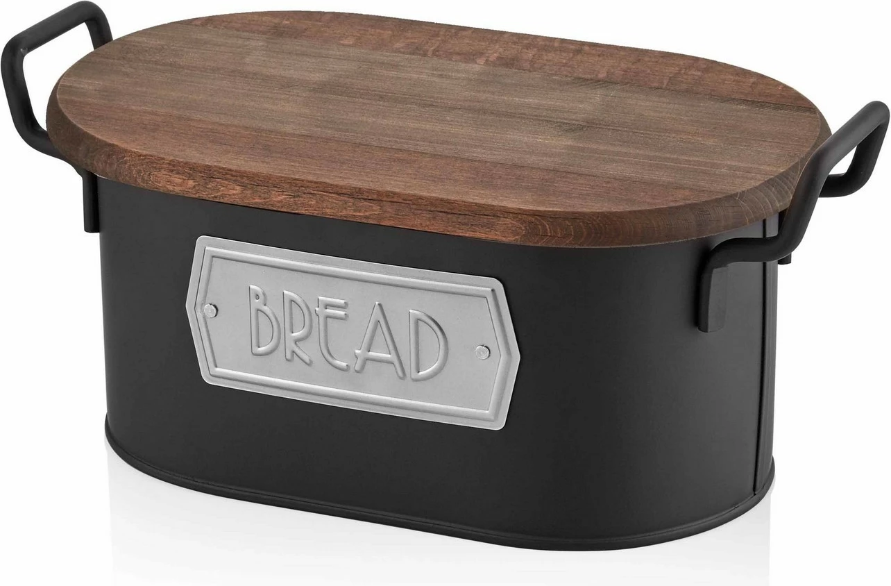 Kuti për ruajtje Hermia, MGL0027, e zezë dhe kafe, 17x20x40cm