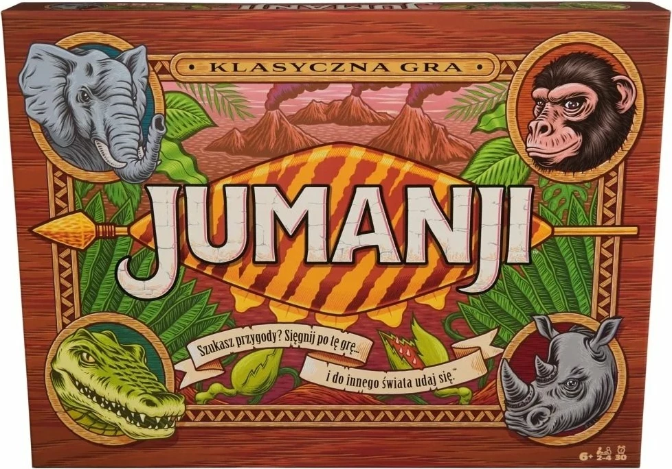 Lojë tavoline Spin Master Jumanji, 2-4 lojtarë, 60 min, 8+, version polonisht