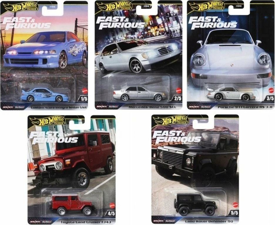 Makinë lodër Hot Wheels Mattel Fast & Furious Premium HNW46 1:64 metal 1 copë (mix)