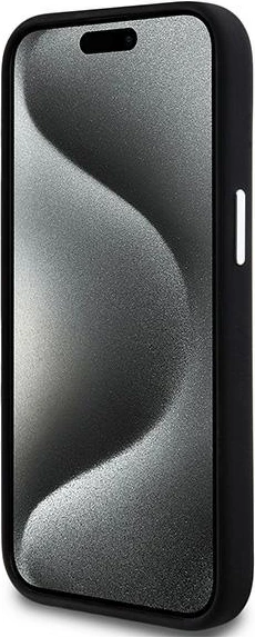 Mbështjellës DKNY Liquid Silicone MagSafe për iPhone 15 Plus / 14 Plus, i zi