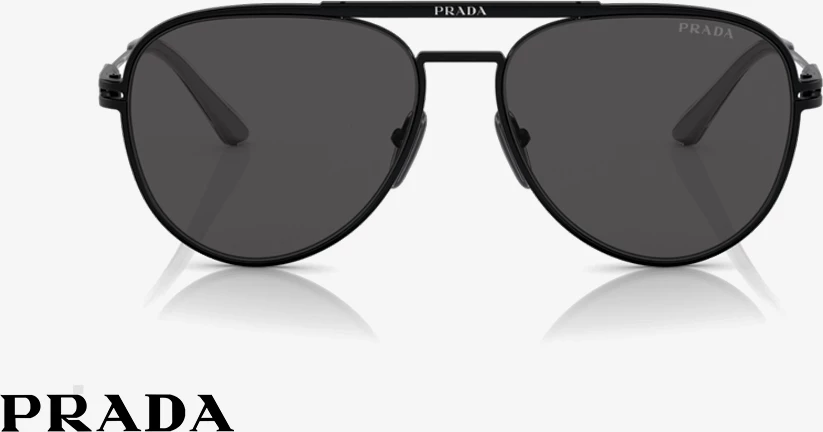 Syze dielli për meshkuj Prada PR 54ZS 1BO5S0 57