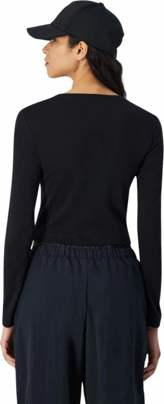 Maicë croptop Champion femra, e zezë