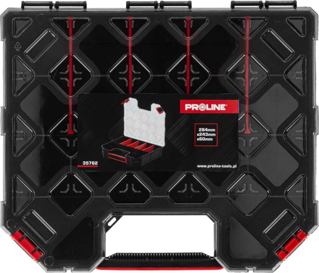 Organizer PROLINE 35762 284x243x60 mm, i zi/kuq
