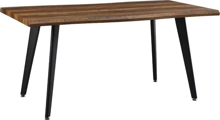 Tavolinë Grooves, ngjyrë arre, 160x90x75cm