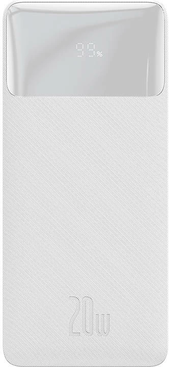 Powerbank Baseus Bipow 10000mAh, 20W, e bardhë