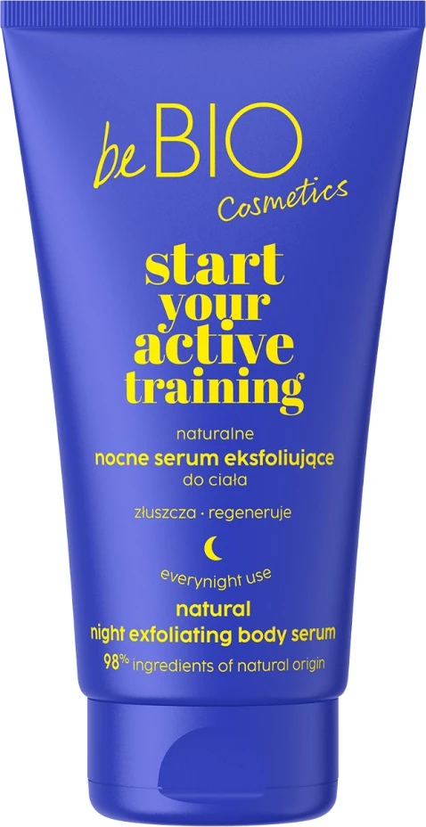Serum për trup për femra BeBio Ewa Chodakowska Start Your Active Training Natural Night Exfoliating Body Serum, 150ml