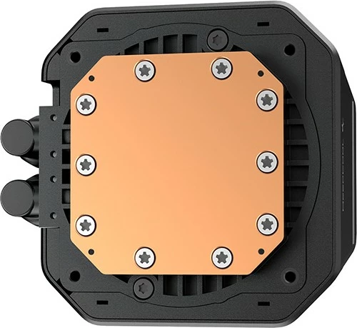 Kasë ftohje uji Deepcool LM240, 2x120mm, IPS, RGB, e zezë