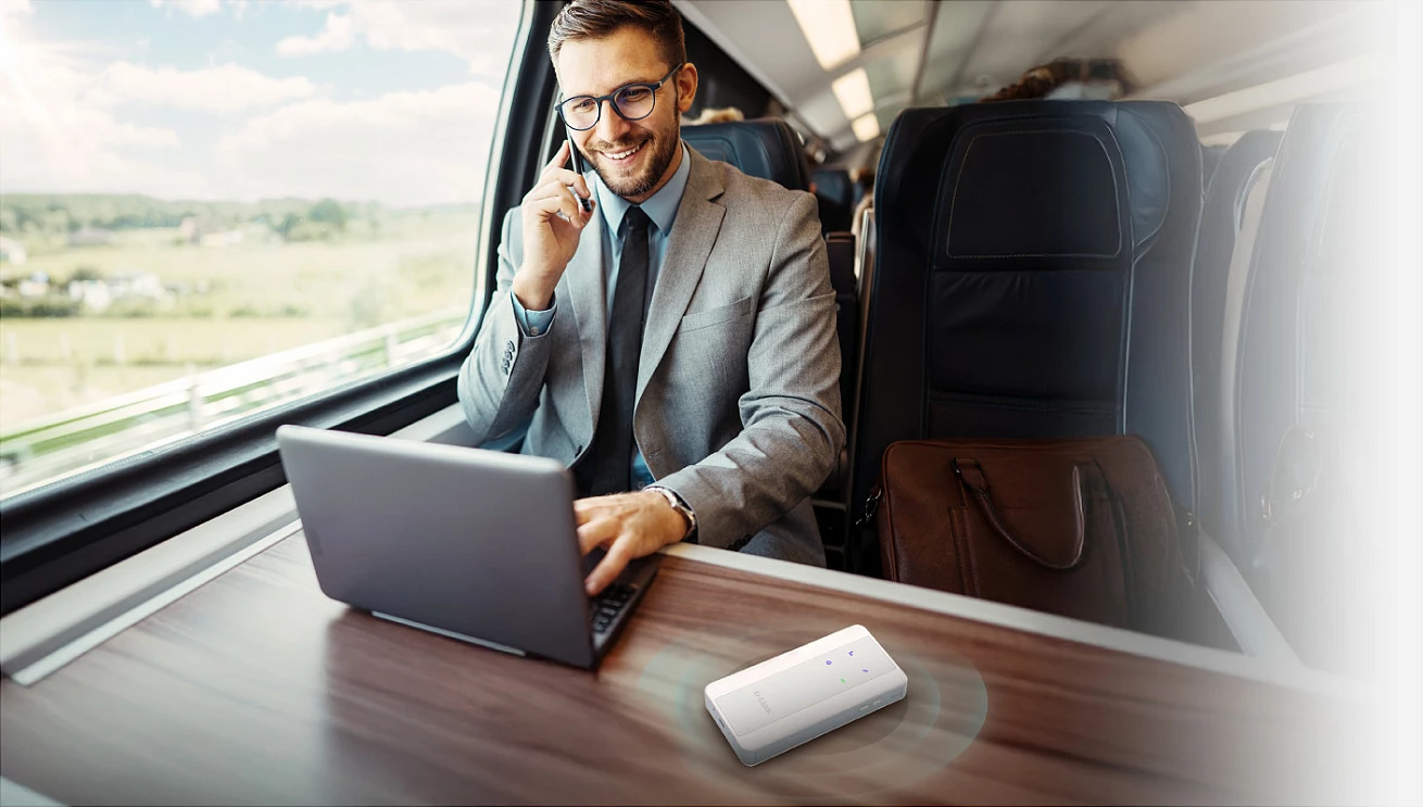 Hotspot mobil 5G D-Link NR AX1800 Wi‑Fi 6, 8000mAh, i bardhë