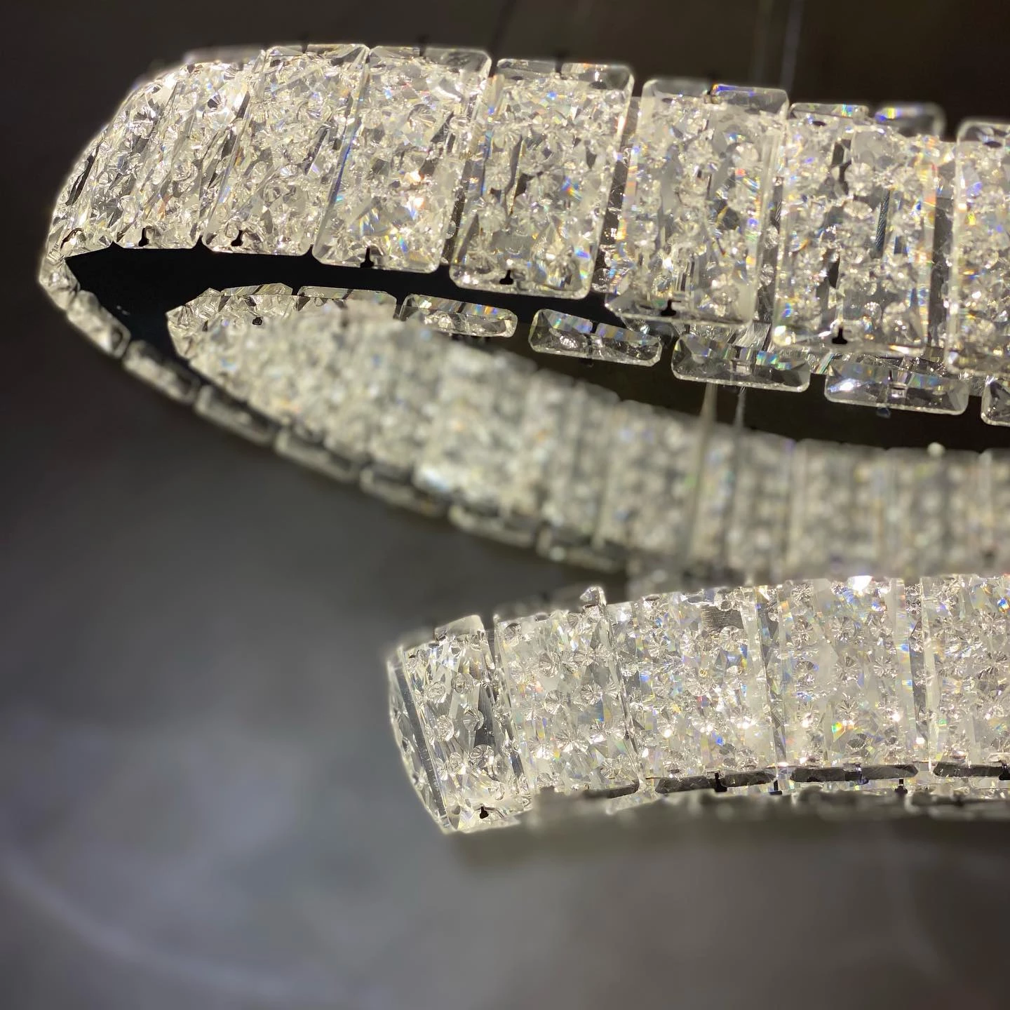 Abazhur LED kristal i varur H03