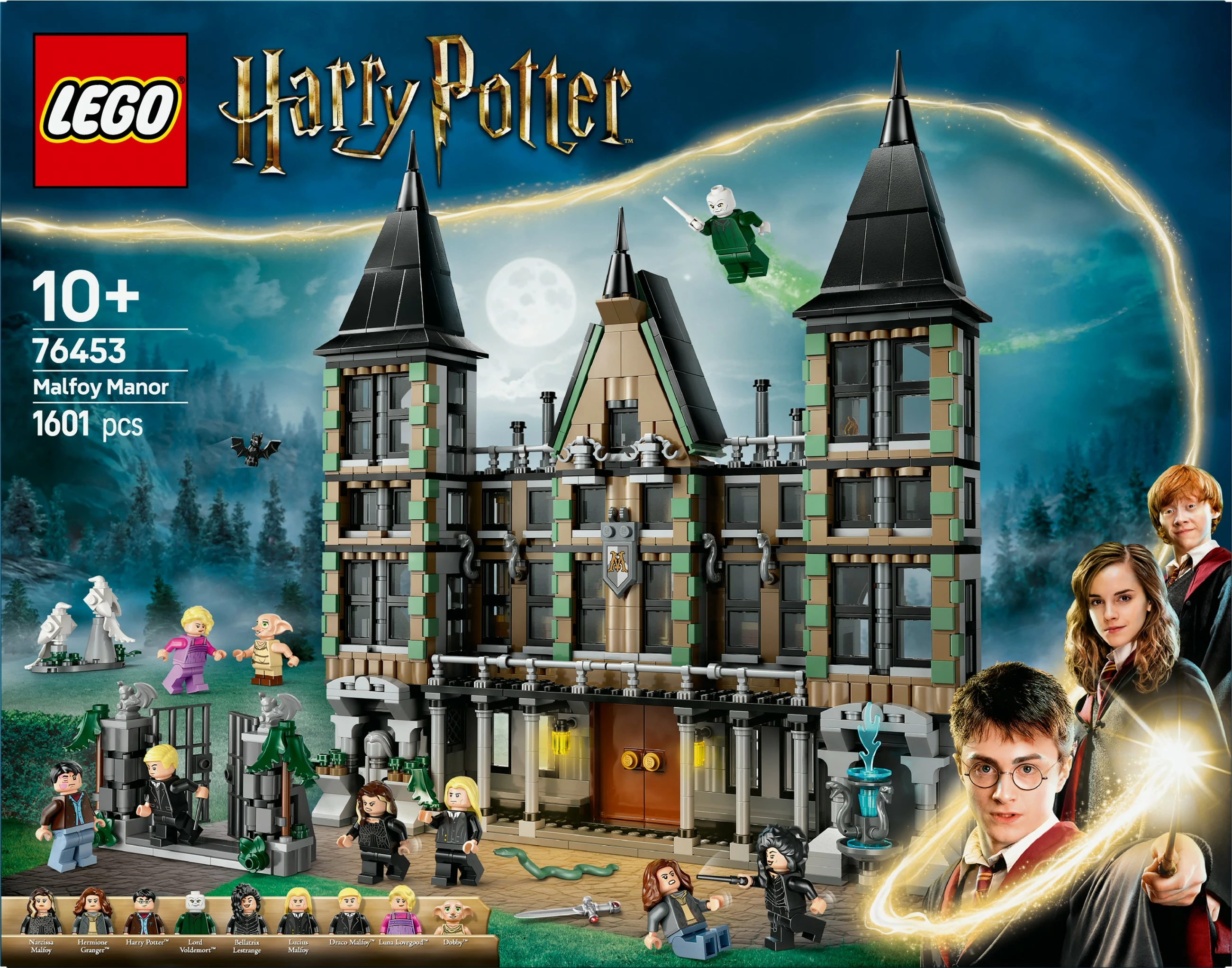 Set ndërtimi LEGO Harry Potter Landsitz der Familie Malfoy 76453, shumëngjyrësh