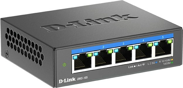 Switch D-Link DMS-105, 5 porta, 2.5G Multi-Gigabit, i zi