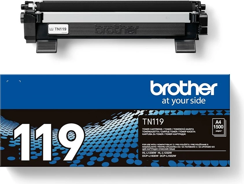 Toner Brother TN119, për printer Brother, i zi, 1 copë