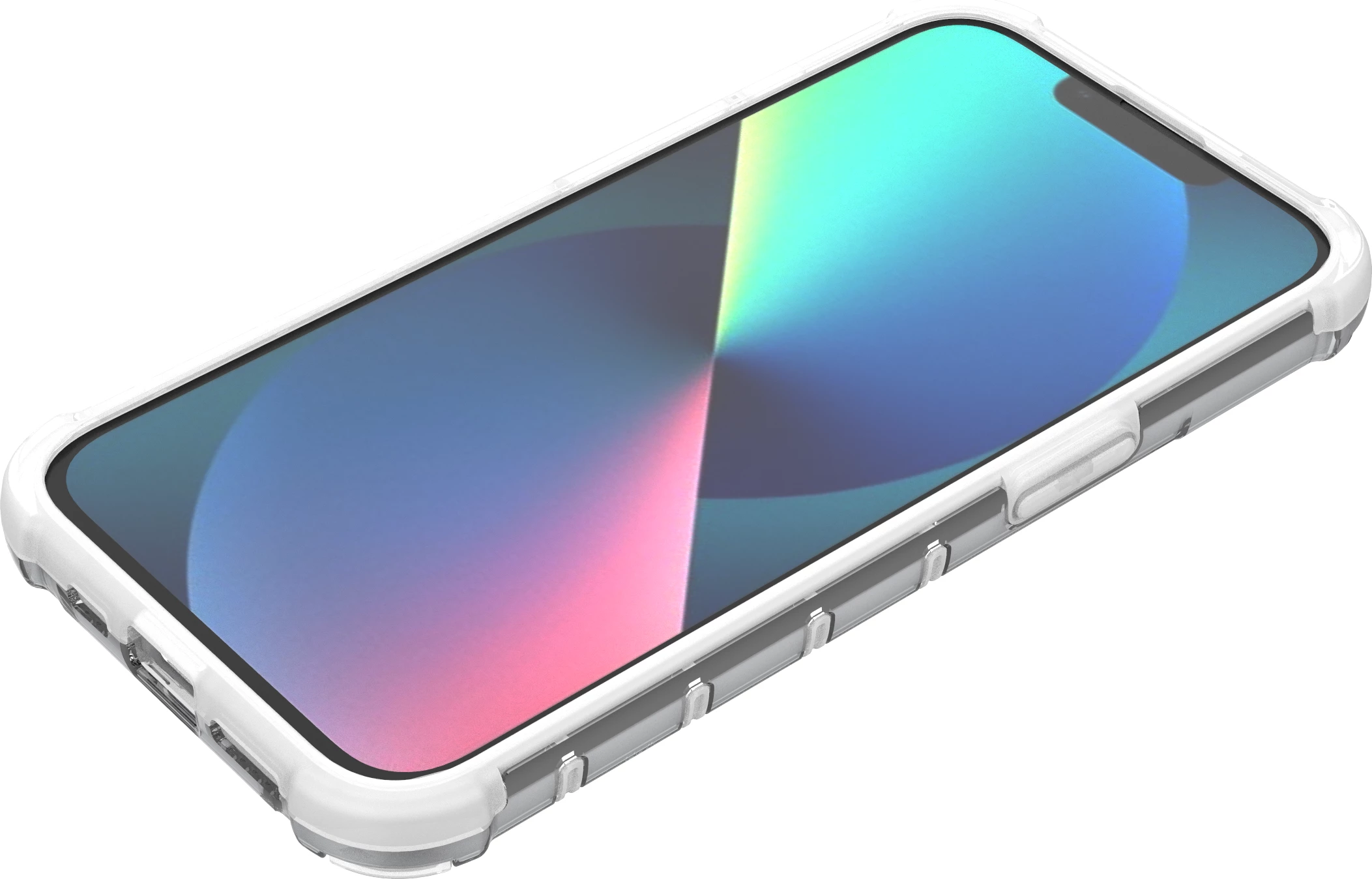 Mbështjellës Hurtel Ombre Protect Case për iPhone 14 Plus, rozë-kaltër