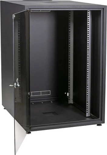 Kabinet rrjeti EFB Elektronik OFFICE 15U, 19", 600x800mm, derë xhami, IP20, i zi