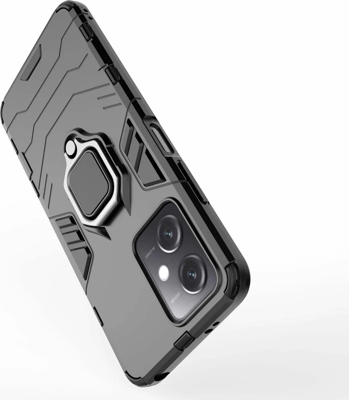 Mbështjellës Hurtel Ring Armor për Xiaomi Redmi Note 12 5G / Poco X5 5G, i zi