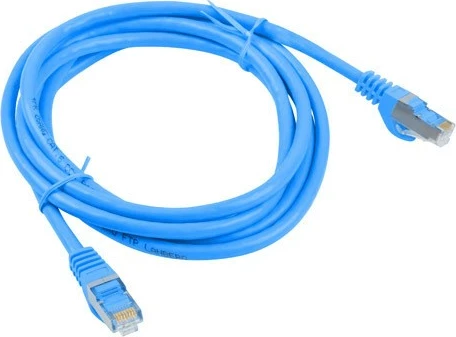 Kabllo rrjeti Lanberg PCF6-10CC-0100-B, Cat6, 1m, Kaltër