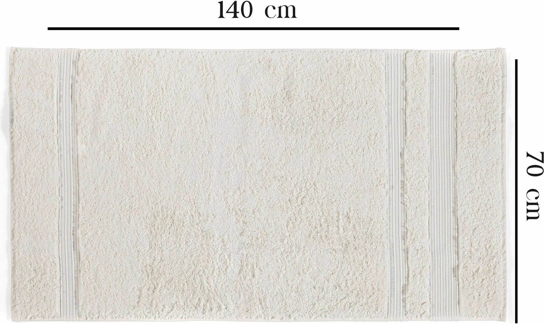 Peshqir banje Mijölnir, London, krem, 70x140cm