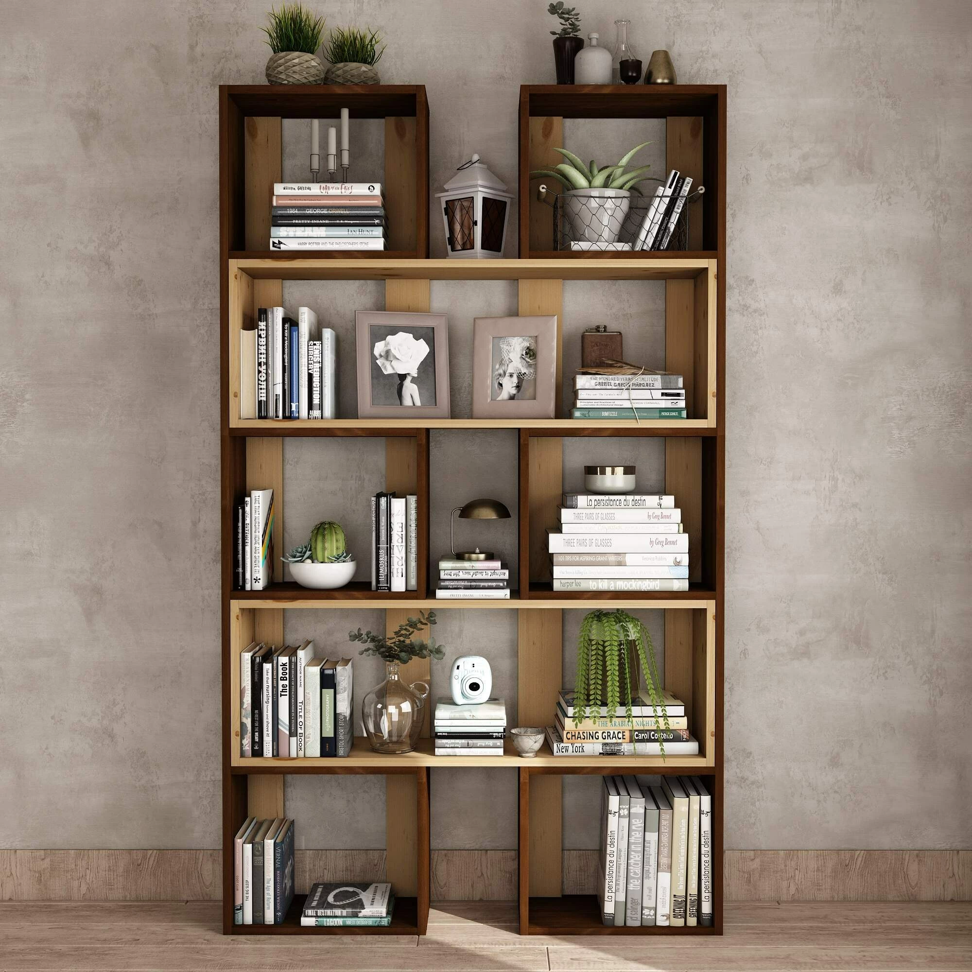 Raft librash Skye Decor, ngjyrë arre, CPT6013-200