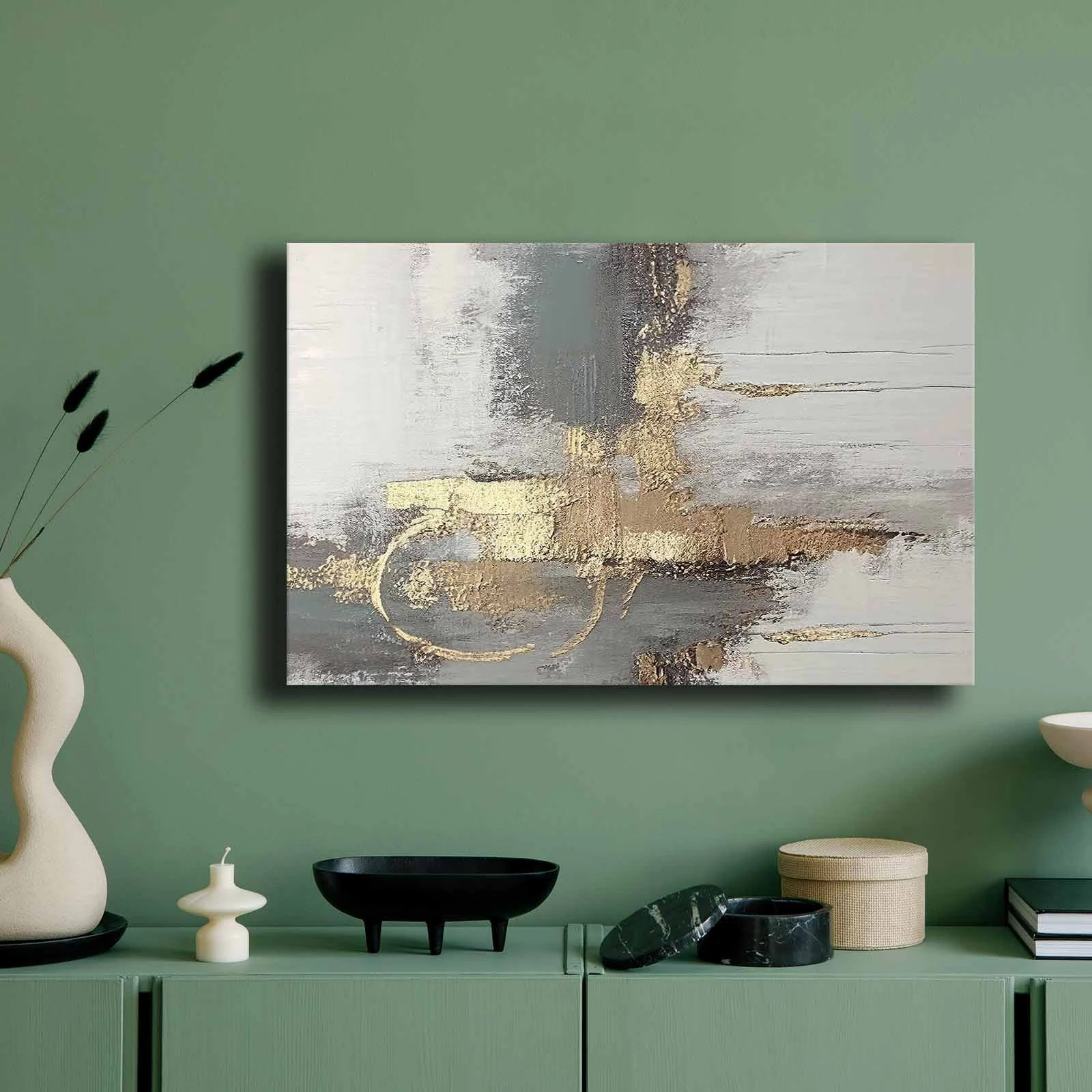 Pikturë dekorative në kanavacë, shumëngjyrëshe, Wallity 4570GSC-012, 45x70cm