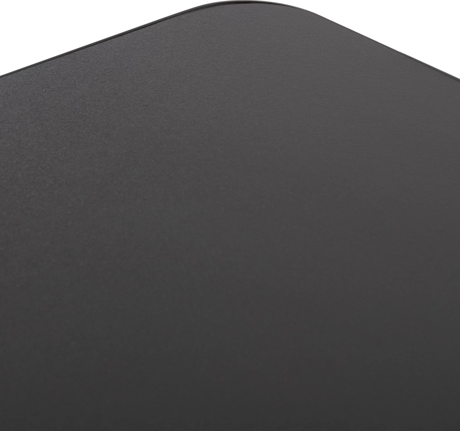 Sipërfaqe tavoline katrore prej guri të sinterizuar FH6654.01, kornizë alumini e zezë, 70x70 cm