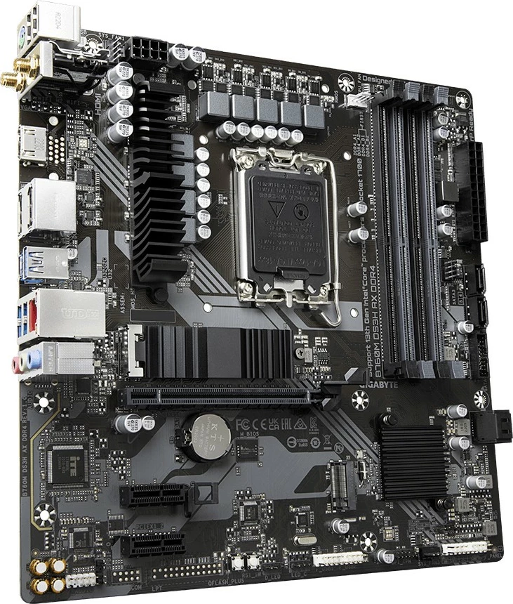 Pllakë amë Gigabyte B760M DS3H AX DDR4, Socket LGA1700, micro ATX