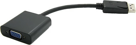 Adapter VALUE DisplayPort në VGA, DP mashkull / VGA femër, 0.15 m, i zi