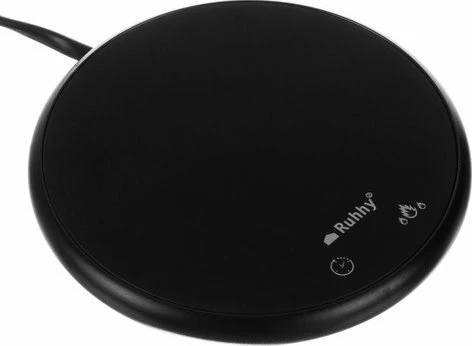 Ngrohës elektrik për filxhan Ruhhy 22125, kupa 400 ml me kapak + lugë, timer 1-9 h, 40/60°C, e zezë