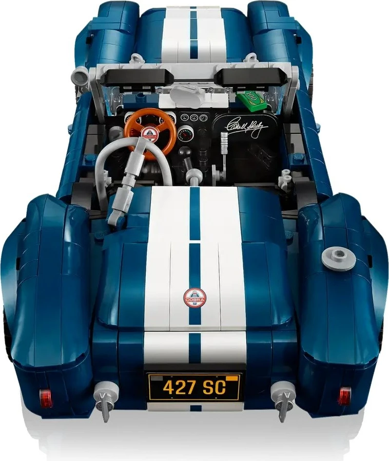 Set LEGO ICONS Shelby Cobra 427 S/C, 10357, për të rritur, Blu