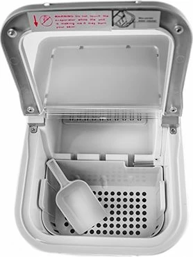 Aparat për akull CAMRY CR8073, 2.2L, 12kg/24h, gri/e zezë