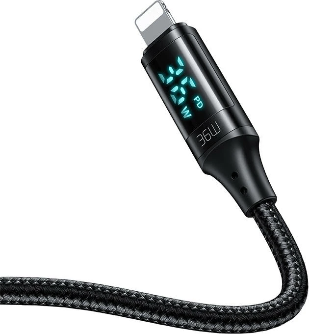 Kabllo Mcdodo CA-1030 USB-C në Lightning, 1.2m, 36W, e zezë