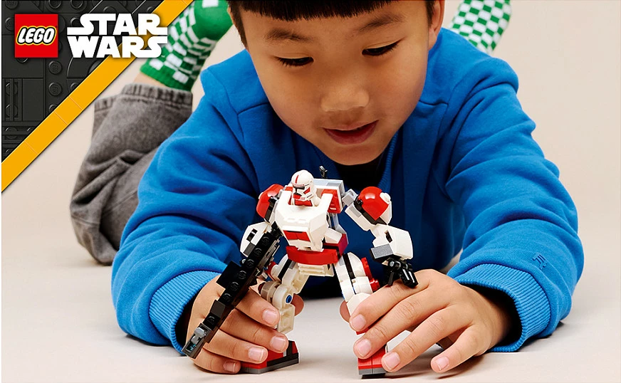 Set ndërtimi LEGO Star Wars 75448 Clone Shock Trooper Mech, 151 pjesë, shumëngjyrësh