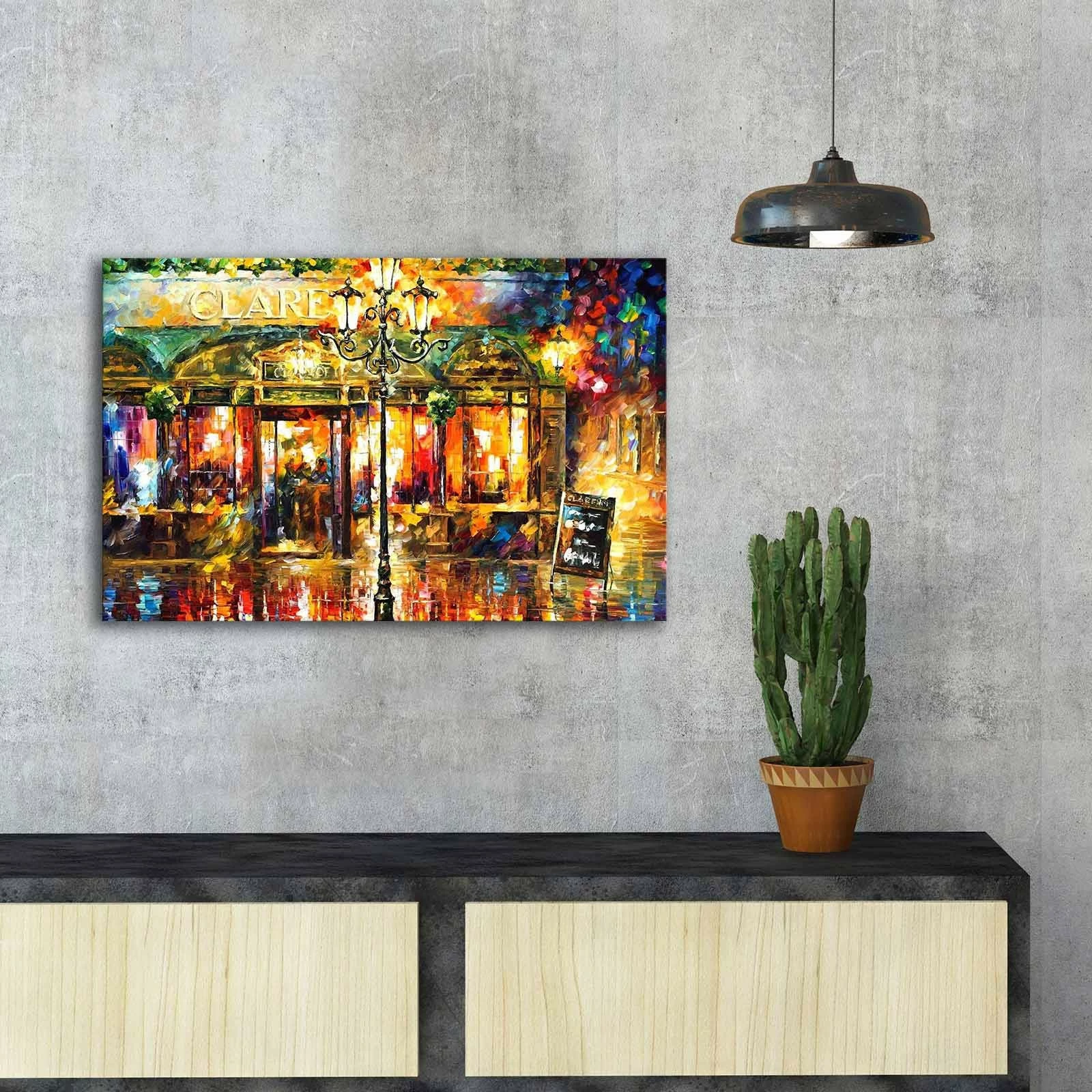 Pikturë dekorative në kanavacë, Wallity FAMOUSART-086, shumëngjyrëshe, 45x70cm