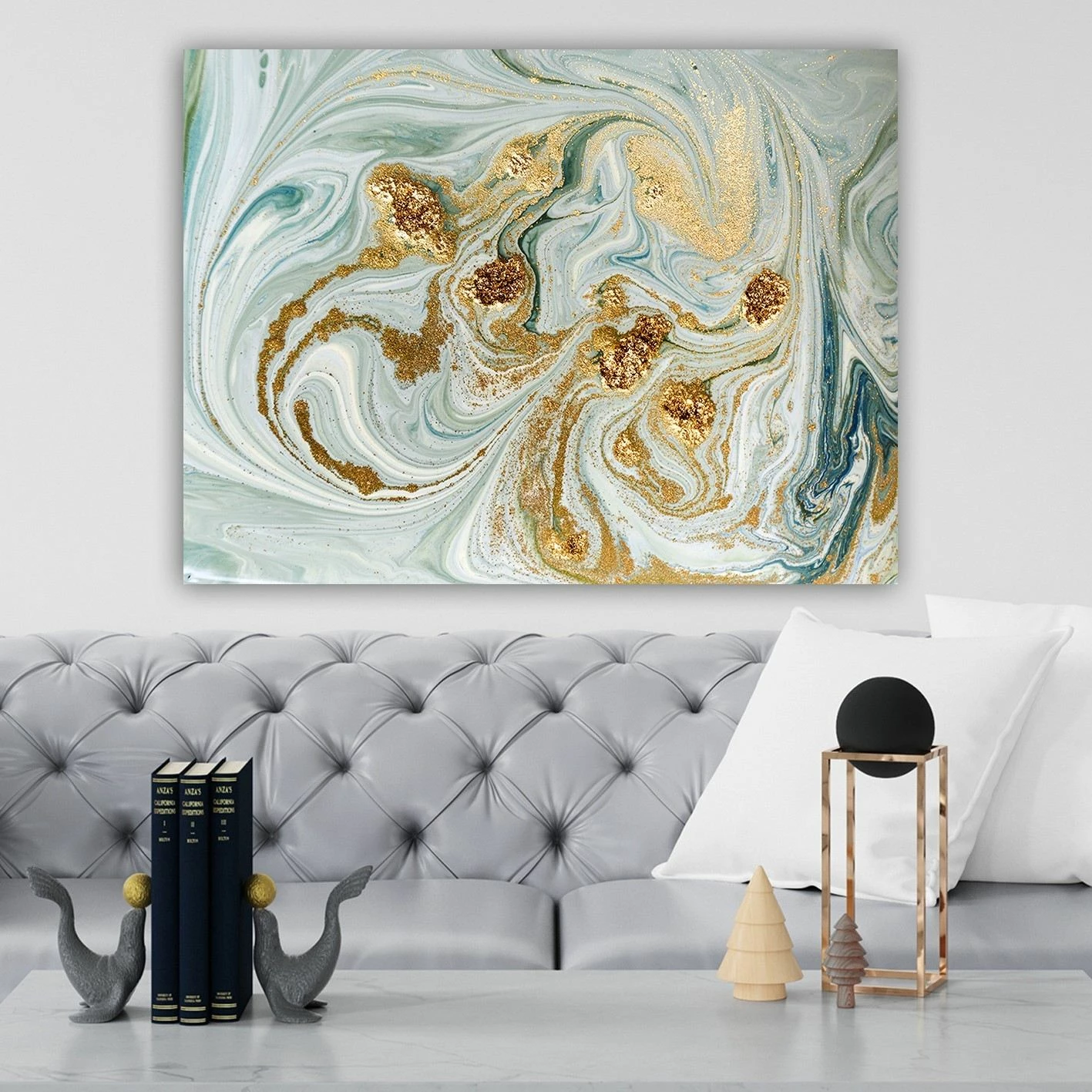 Pikturë dekorative në kanavacë, shumëngjyrëshe, 70x100cm, kornizë druri 3cm, Wallity 66679831_70100