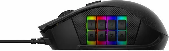 Maus gaming Thermaltake eSports Nemesis Switch RGB MO-NMS-WDOOBK-01, 12000 DPI, 16 butona, USB me kabllo, zi