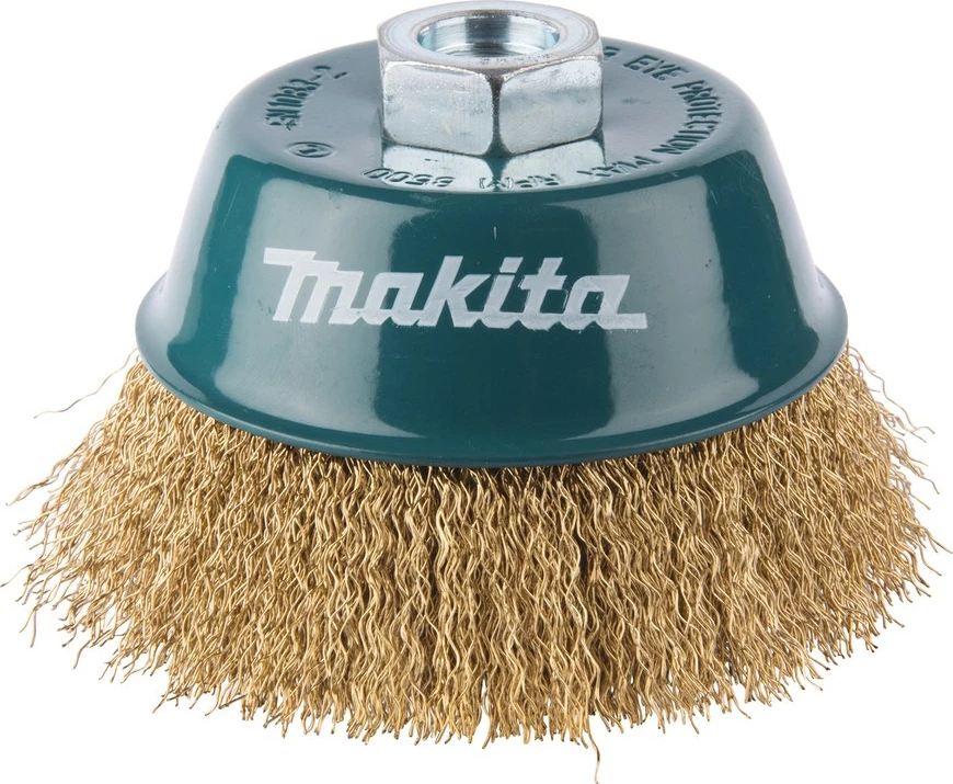 Furçë rrethore Makita MS 100mm, M14, për metal, ar/gjelbër