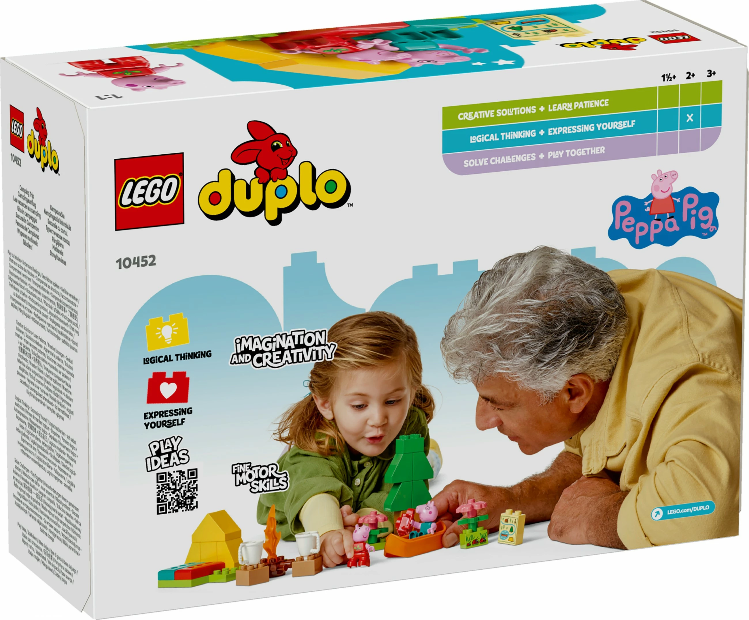 Set ndërtimi LEGO DUPLO Peppa Pig 10452, 32 pjesë, shumëngjyrësh