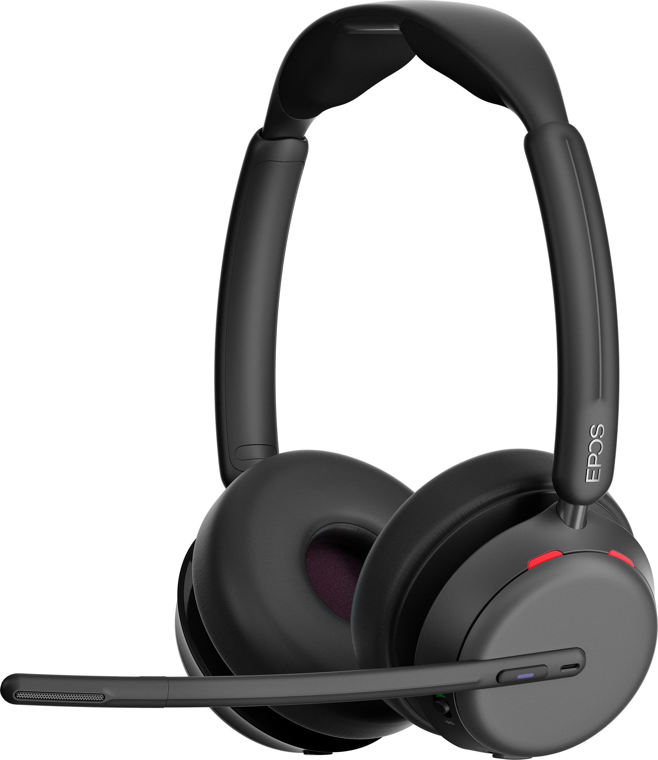 Kufje me mikrofon EPOS IMPACT 1000 MS UC, Bluetooth, ANC, Wireless, USB-C+A, të zeza