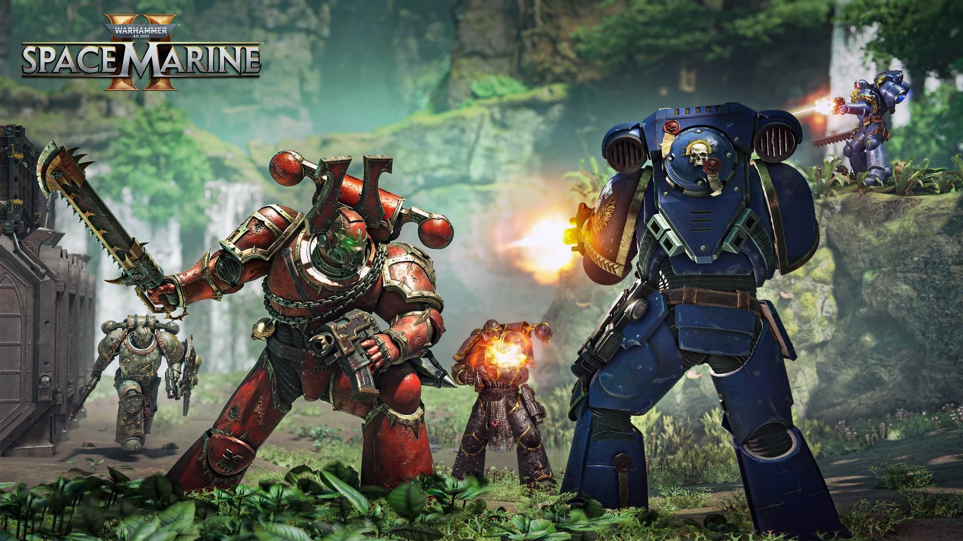 Lojë për Xbox Series X, Focus Entertainment, Warhammer 40,000: Space Marine 2 Gold Edition, PEGI 18, paketë me Season Pass + steelbook booklet